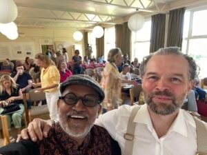 Dr Dinesh and Mani norland in Seminar Hall UK 2025