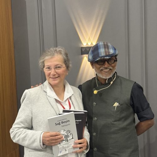 Dr Dinesh with Fatma Henden (Ex president of Butad Association)