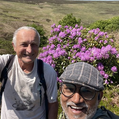 ME jeoff and rhododendron