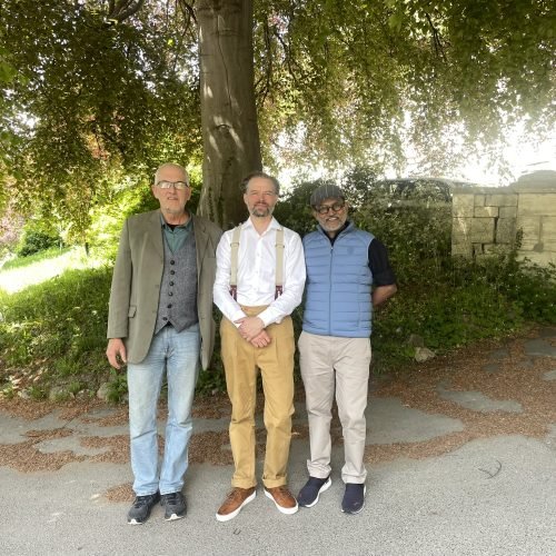 With Richard Pit and mani